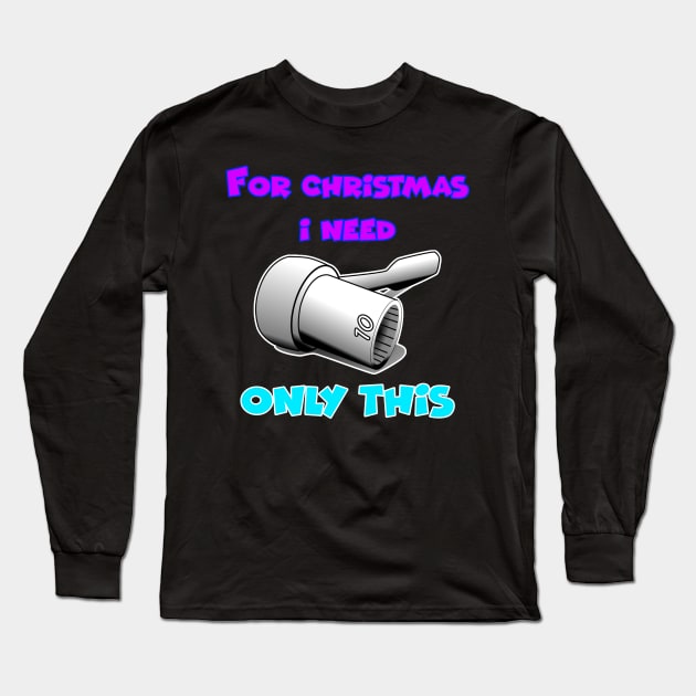 Merry chrismas, car guy, car enthusiast merry chrismas, happy holidays, 10mm socket wrench  (5) Long Sleeve T-Shirt by CarEnthusast